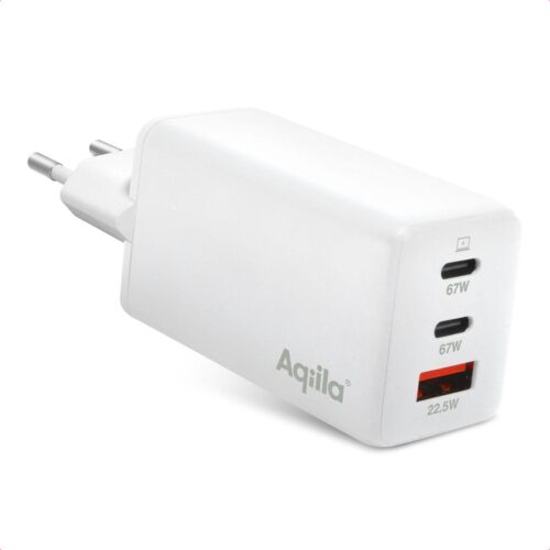 Aqiila Chargebird W3 Steckerlader 65W 2x USB-C 1x USB-A