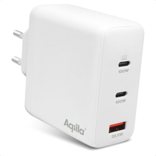 Aqiila Chargebird W4 Steckerlader 120W 2x USB-C 1x USB-A