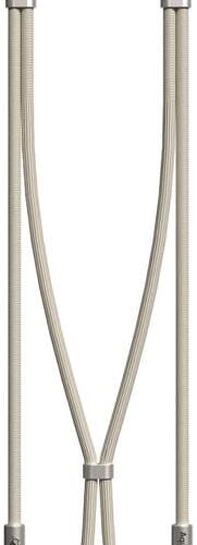 Aqiila 2-in-1 Lanyard Lade- & Synchronisationskabel CC2 Kabel 60W Typ C zu Typ C Sand