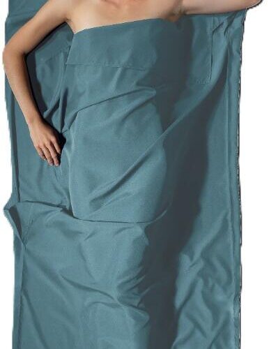 Cocoon Lyocell TravelSheet Reiseschlafsack , 220cmx90cm, eucalyptus green