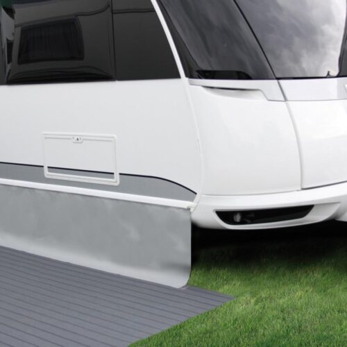 Hindermann Premium Bodenschürze, hellgrau, 700x75cm