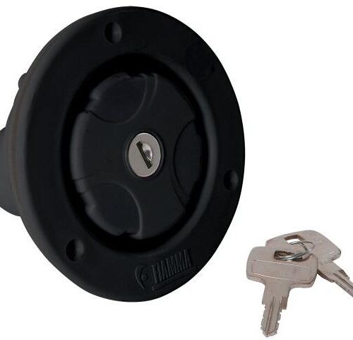 Fiamma Wassereinfüllstutzen Anschlussstutzen, 40mm, schwarz