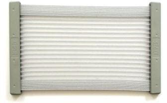 KiiPER Komplettset Ablagenetz Gr. L, grau liniert, 255x410mm