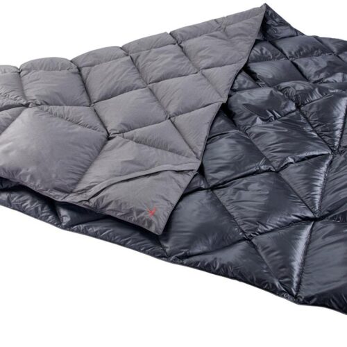 Nordisk Kiby Reisedecke, 200x140cm, grau/schwarz