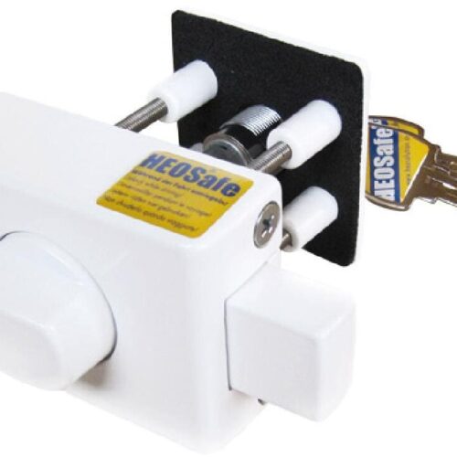 HEOSystem Zusatzschloss (1958-5G), gleichschließend, grau/silber