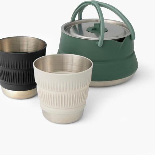 Sea to Summit Detour Wasserkessel-Set, faltbar, Edelstahl, 3-teilig