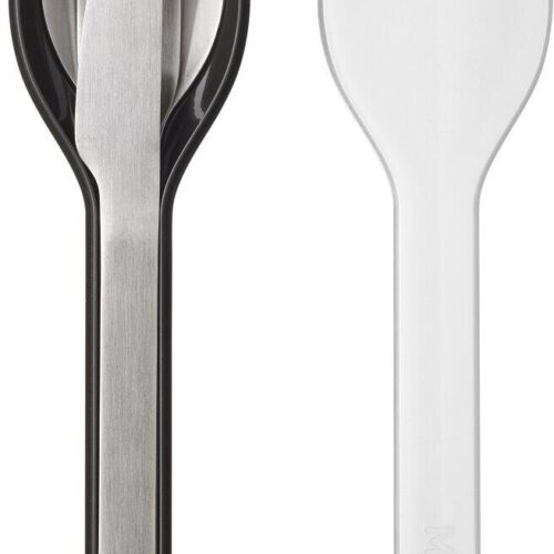 Mepal Ellipse Besteckset, 3-teilig, nordic black
