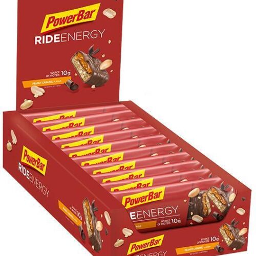PowerBar Ride Energy, 18 x 55 g Riegel, Peanut-Caramel