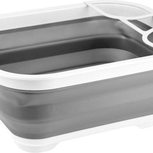 Brunner Dishaway Geschirrkorb, faltbar, grau