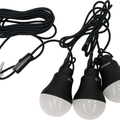 Outwell Epsilon Glühbirne, 300 Lumen, 3er-Set, schwarz