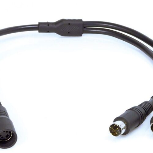 Caratec Safety Kamera-Adapter Y-Adapter 4 pol Buchse/2x4 St.