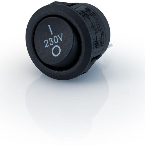 Caratec Connect Wippschalter rund mit Aufdruck 230V