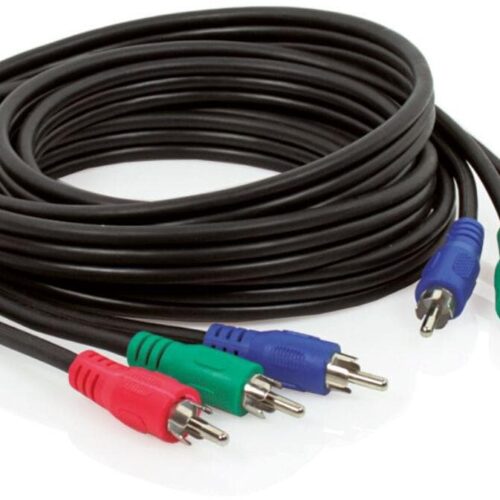 Caratec Component Video-Leitung 75 Ohm, 3 m, Cinch-Cinch-Stecker