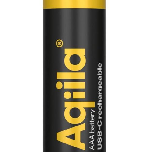Aqiila AAA Akku USB-C 600 mAh Li-Ion 1,5V 4 Stück