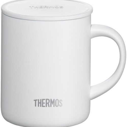 THERMOS® Longlife Thermo-Becher, mit Deckel, 350ml, weiß, Edelstahl