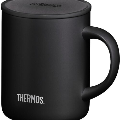 THERMOS® Longlife Thermo-Becher, mit Deckel, 350ml, Schwarz, Edelstahl