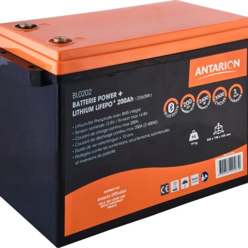 Antarion Power+ Lithium Batterie, 210Ah, Bluetooth