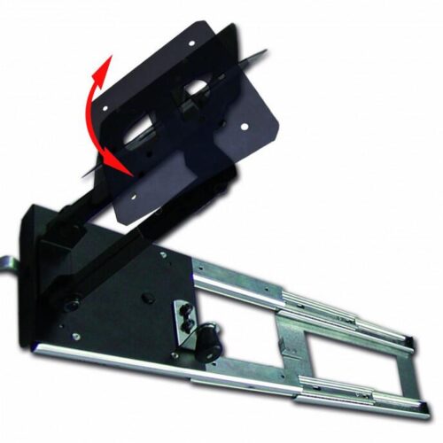 Antarion TV Halter 180° drehbar 83cm, linker oder rechter Ausgang, Aluminium