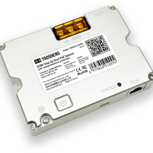 YAOSHENG Doppel PoE-Konverter, 220W, 12V/24V für Starlink Standard