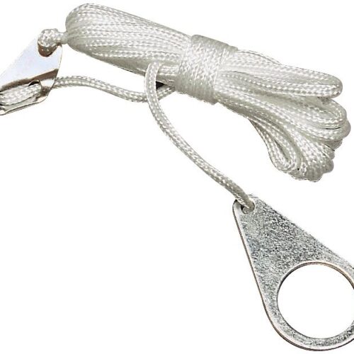 Brunner Nolan Spannleine mit Zweilochspanner und Heringslasche, 4er-Set, weiß