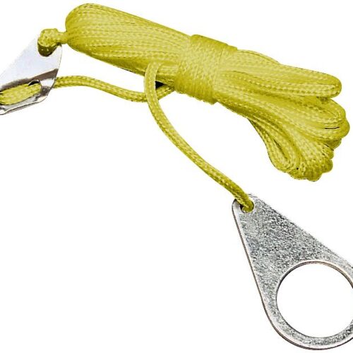 Brunner Nolan Spannleine mit Zweilochspanner und Heringslasche, 4er-Set, neongelb