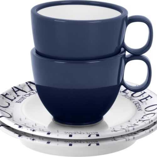 Brunner Espresso Tassen Set, 2-teilig, blue ocean