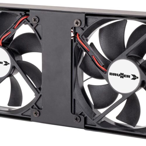 Brunner Vento Smart Kühlschrank-Doppellüfter, 19,2x9,2x3cm