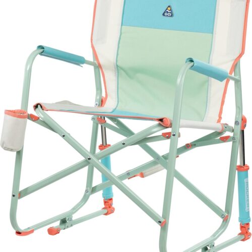 GCI Outdoor Freestyle Rocker Schaukelstuhl, 61x63,5x88,5cm, Ivory Color Block