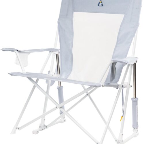 GCI Outdoor Comfort Pro Rocker Schaukelstuhl, XL, 64,2x96,2x95,7cm, Heathered Light Blue
