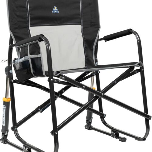 GCI Outdoor Freestyle Rocker Schaukelstuhl, 65x67x88,5cm, schwarz