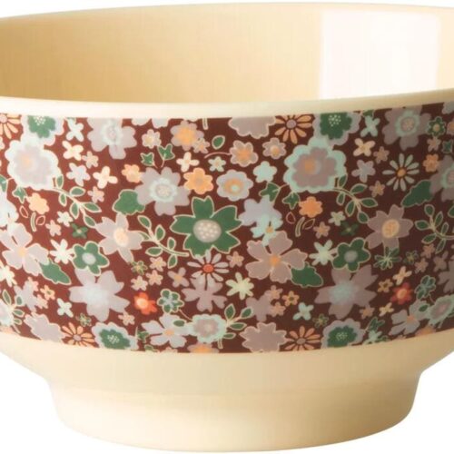 Rice Melamin Schüssel, Flower Press Print, 700 ml