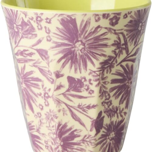 Rice Melamin Becher, Flower Press Print, 250 ml