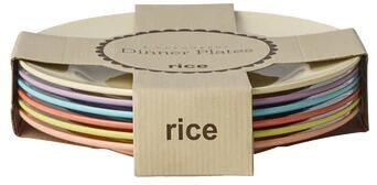 Rice Melamin Teller, Glory Days Colors, 6er Pack