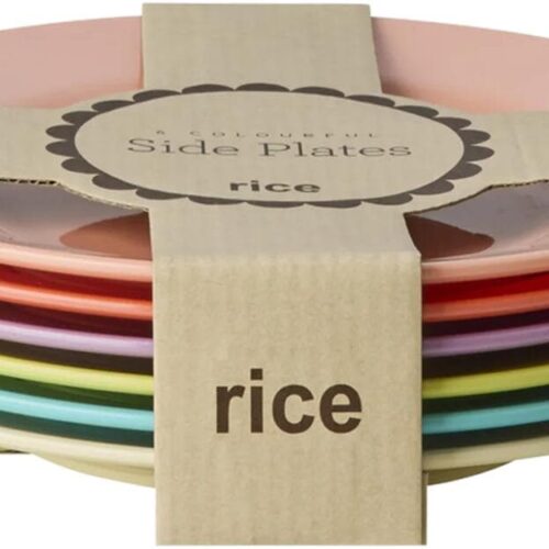 Rice Melamin Dessertteller, Glory Days Colors, 6er Pack