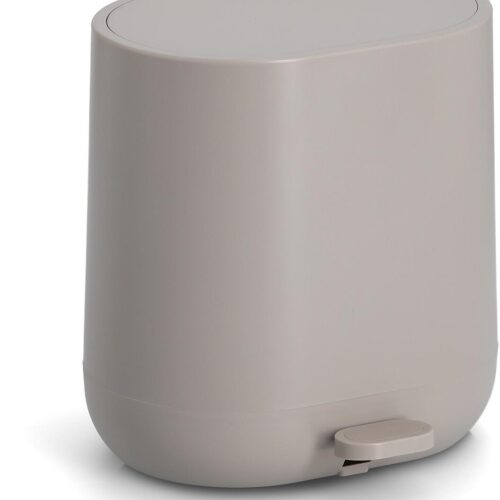 Zeller Treteimer mit Soft Close, 6L, Kunststoff, creme