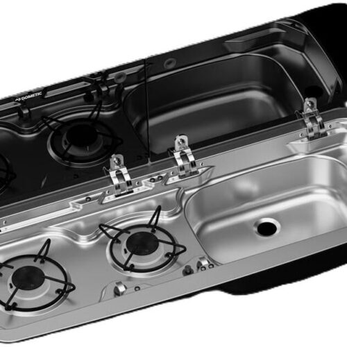 Dometic HSG 2370 R Kocher-Spülenkombination, Becken rechts, 30mbar