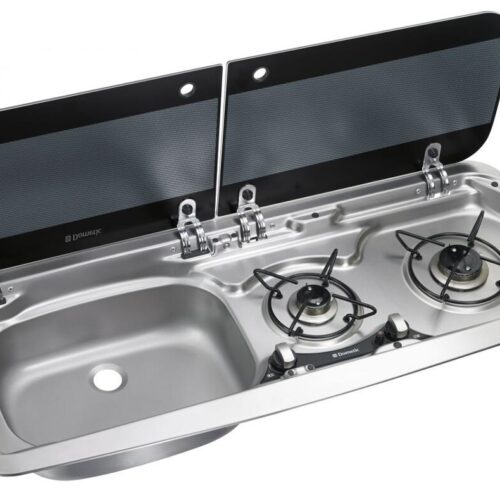 Dometic HSG 2370 L Kocher-Spülenkombination, Becken links, 30mbar