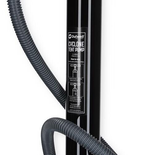 Outwell Cyclone Zeltpumpe, 27x10x63,5cm, schwarz
