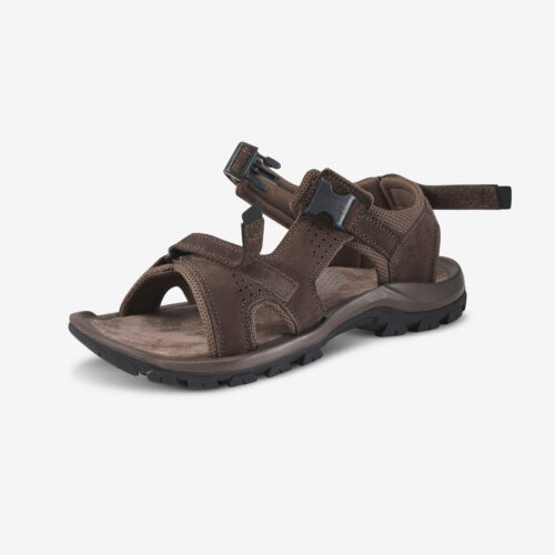 Trekkingsandalen Herren Leder - NH500 braun