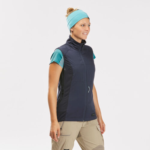 Softshellweste Damen - Trek 500 dunkelblau