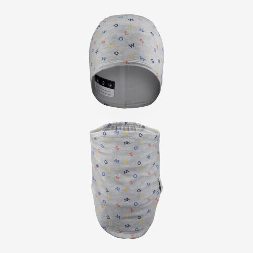 Mütze und Schal Kinder - weiss