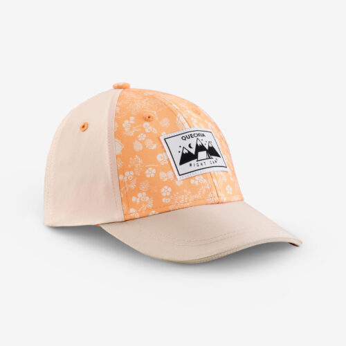 Basecap Kleinkinder - MH100 Kid beige/orange mit Muster