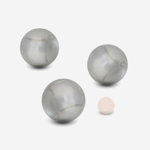 Boulekugeln 3er-Set geriffelt Freizeit - 100