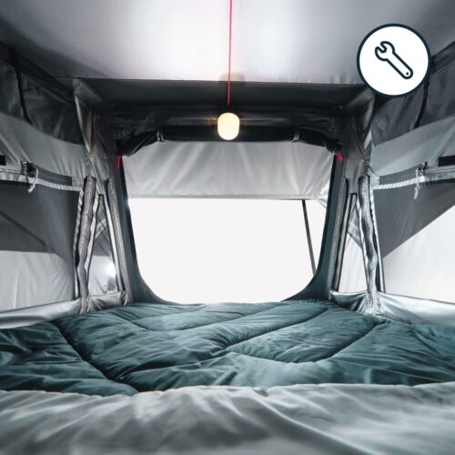 Ersatz-Schlafkabine Quechua × NaïtUp Dachzelt Fresh & Black für 2 Personen