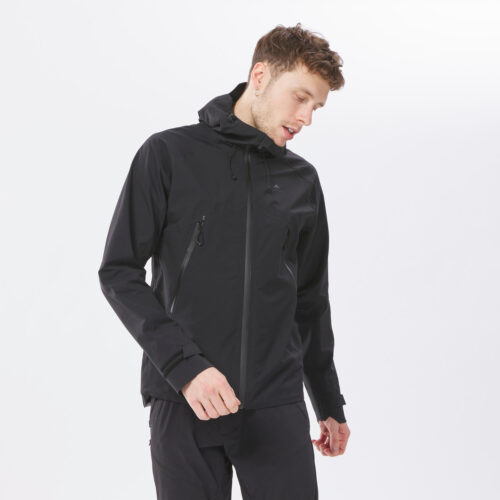 Regenjacke Herren wasserdicht leicht - MH500 schwarz