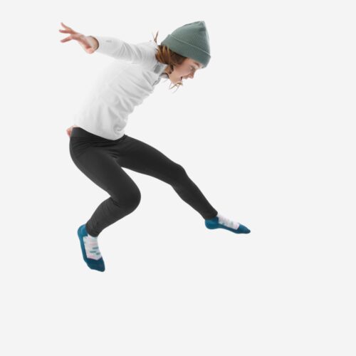 Skiunterhose Kinder lang - BL500 schwarz