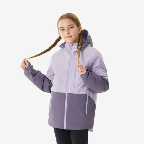 3-in-1-Jacke Kinder Gr.122–170 warm Wandern - MH500 violett
