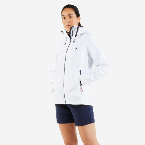 Segeljacke Regenjacke Damen wasserdicht ‒ Sailing 100 weiss