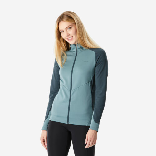 Fleecejacke Damen leicht Wandern - MH520 blau