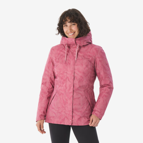 Wanderjacke Damen warm bis -10 °C wasserdicht - NH500 rosa